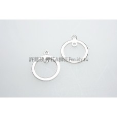 圓環-連接配件亮鎳色