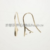 墜飾夾頭耳勾-20mm-1對