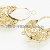 葫蘆鏤空雕花包包墜飾金