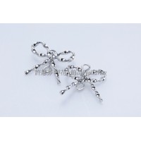 麻花小蝴蝶結-連接配件正白