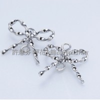 麻花小蝴蝶結-連接配件正白