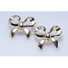 蝴蝶結-連接墜飾14K