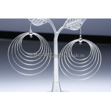 時尚多層次圓流行連接配件正白