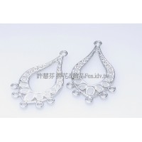 復古精典連接墜飾-46.5x23mm-2個