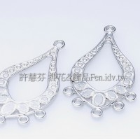 復古精典連接墜飾-46.5x23mm-2個