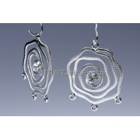 夢幻玫瑰墜飾-23x30mm-2個