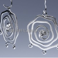 夢幻玫瑰墜飾-23x30mm-2個