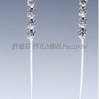 水鑽單管金屬-連接配件正白