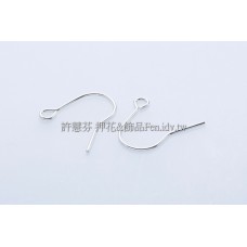 簡易魚耳勾銀色