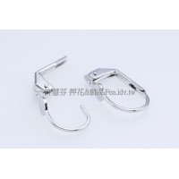 法式方圓耳夾黏貼形-9.5x16mm-5對