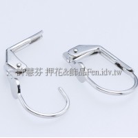 法式方圓耳夾黏貼形-9.5x16mm-5對