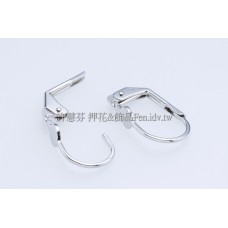 法式方圓耳夾黏貼形-9.5x16mm-5對