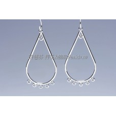 水滴形耳環配件正白精品
