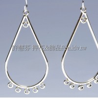 水滴形耳環配件14K金精品