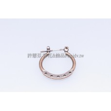 五洞連接耳環-20x21mm-2對