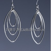 細橢圓耳環配件代白精品