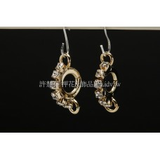 半圓水鑽連接配件-16.5*11mm-4個