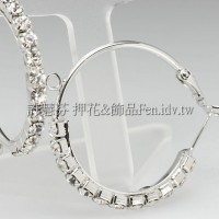 12星水鑽圓形耳針代白