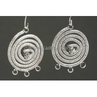 圓形霧光耳環配件代白