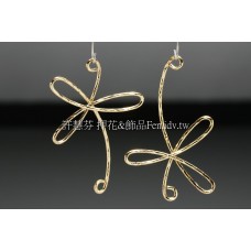 花瓣搖曳耳環配件14K