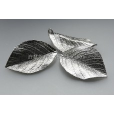 霧光玫瑰葉項鍊配件正白