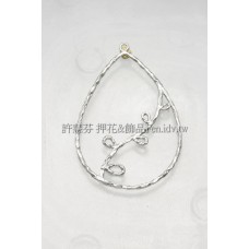 水滴形葉連接墜飾