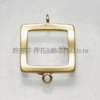 霧面方形粘貼配件-金