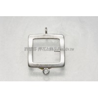 霧面方形粘貼配件-正白