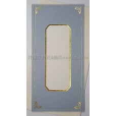 日本進口紙燙金卡片組(中式)_淡牛仔藍色