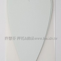 愛心手工藝小禮卡_淡藍色
