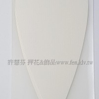 愛心手工藝小禮卡_米白色