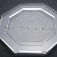 多功能時鐘,桌墊_透明八角