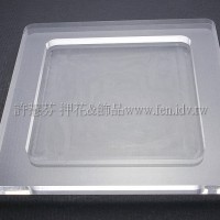 多功能時鐘,桌墊_透明正方