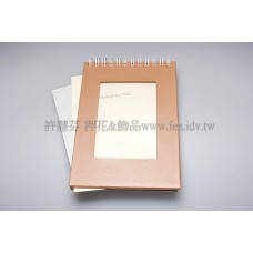 Diy立體式筆記本(磚紅色)