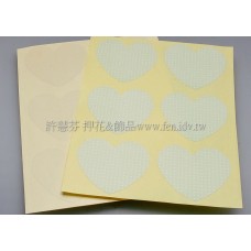 信箋貼紙(心形)