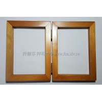 櫸木雙相框
