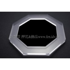 多功能時鐘,桌墊_黑色八角