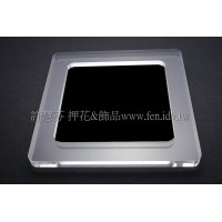 多功能時鐘,桌墊_黑色正方