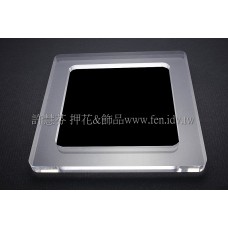 多功能時鐘,桌墊_黑色正方