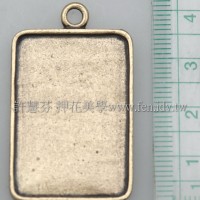 長方形4×2.5cm吊墬-2個