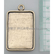 長方形4×2.5cm吊墬-2個