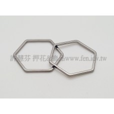 20mm六角形圈-1包-1個