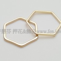 15mm六角形圈-1包-1個