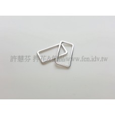 15x8mm長方形圈-1包-1個