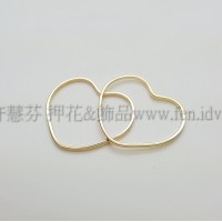 25x25mm心形圈-1包-1個