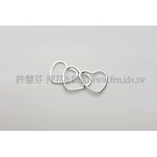15x15mm心形圈-1包-1個