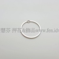 20mm有孔圓形圈-1包-1個