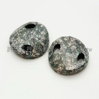 3221施華洛雙洞波卡18mm大理石紋-1個