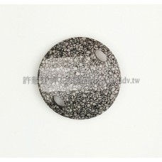 3221施華洛雙洞波卡28mm大理石紋-1個