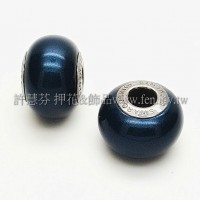 施華洛Becharmed 迷人串珠14mm- 深藍寶石-1個